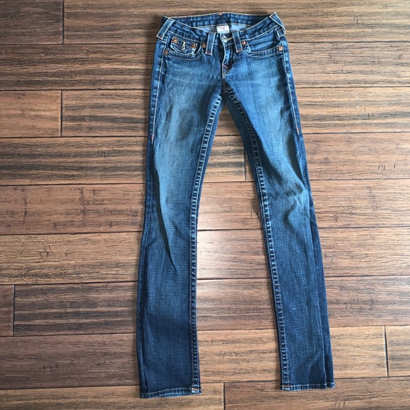 True Religion Flap Pocket Slim Straight Jeans - Picture 2 of 8